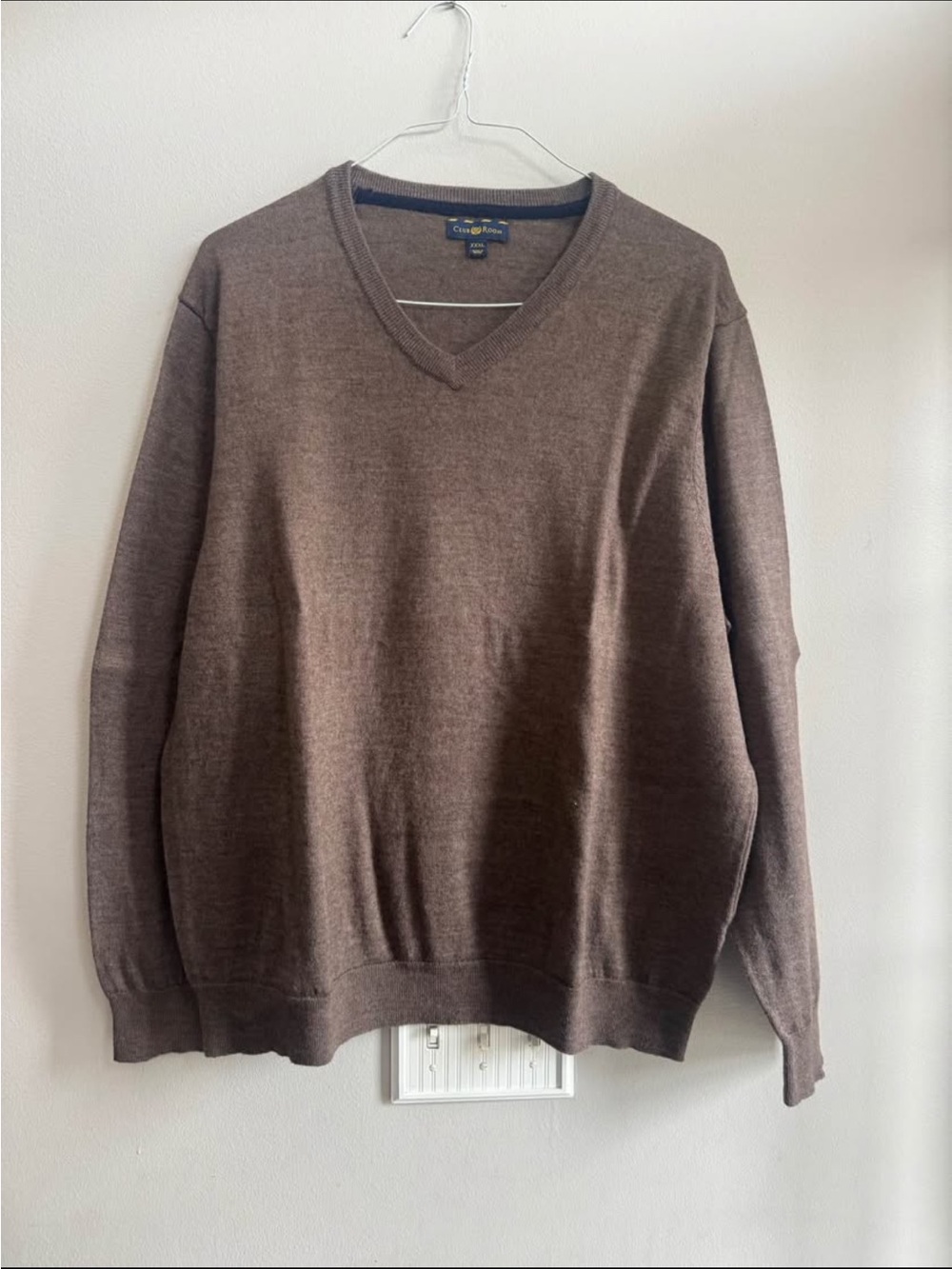 Club Room Brown V-Neck Men's Sweater